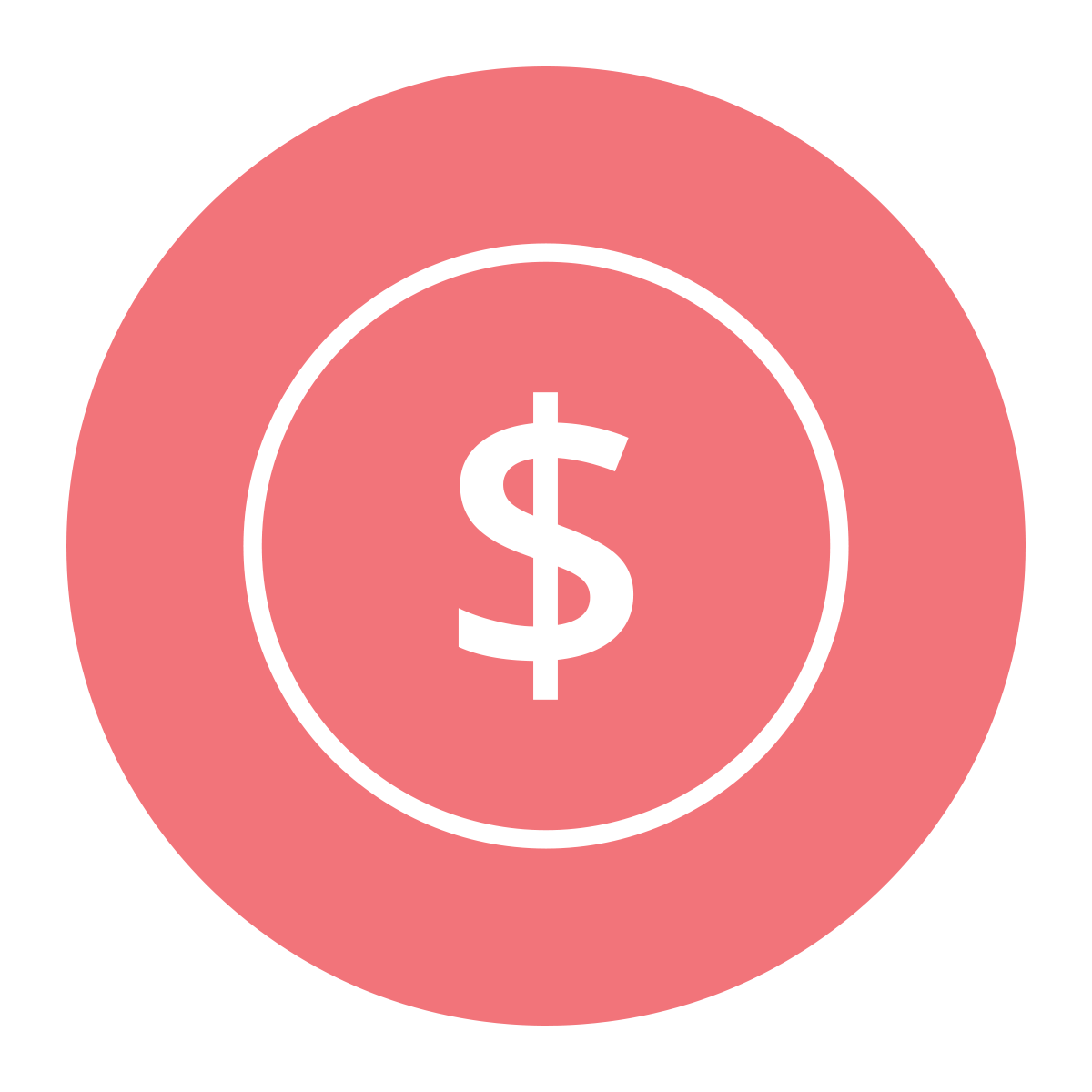 Dollar sign icon